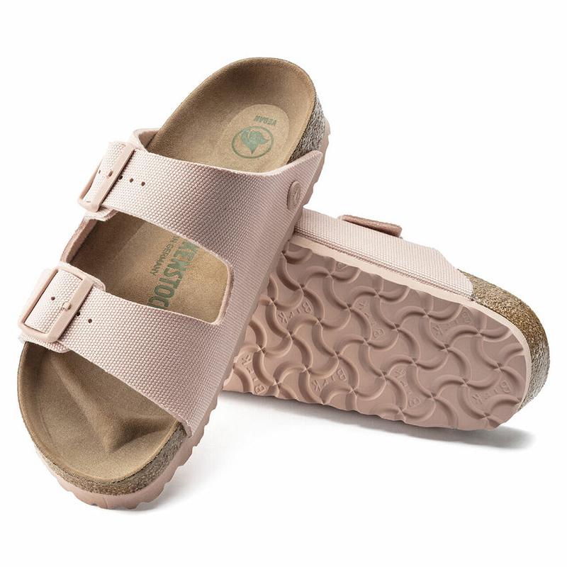 Arizona Birkenstock Vegan Soft Micro Fiber Damske Ruzove | SK 3PJJ